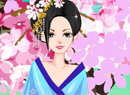 樱花和服艺妓