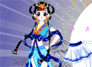 古装美女长袍