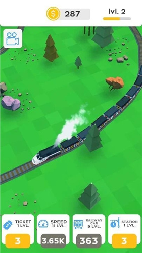 空闲火车铁路游戏最新版