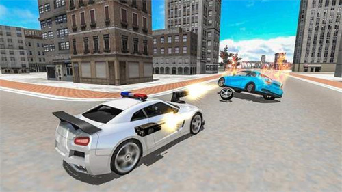 驾驶警车射击游戏