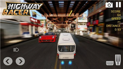 巴士公路赛车游戏