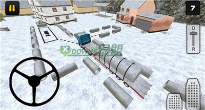 冬季农用卡车3D游戏