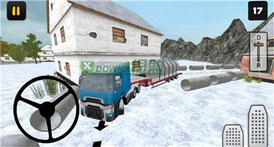 冬季农用卡车3D游戏