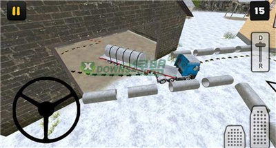 冬季农用卡车3D游戏