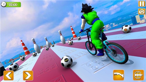 超级英雄BMX自行车赛游戏