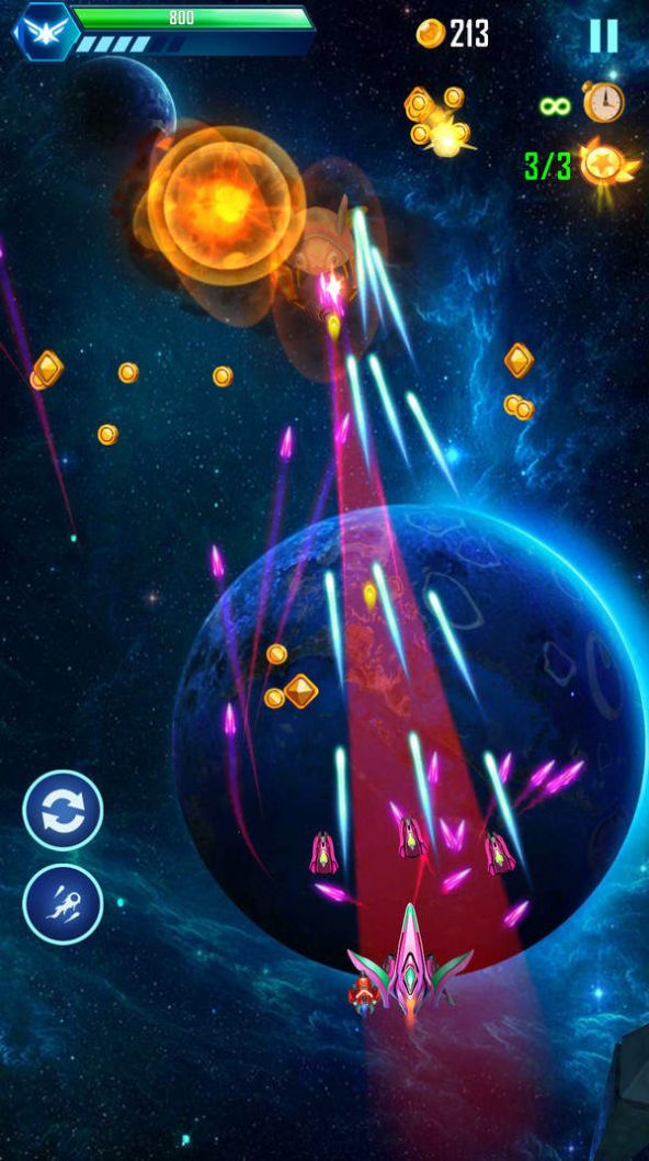太空遨游战机游戏红包福利版