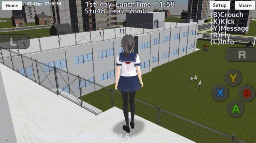 樱花校园模拟器1.038.50最新版夏季服务员中文版