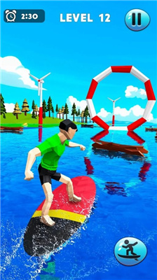 疯狂河冲浪者3d