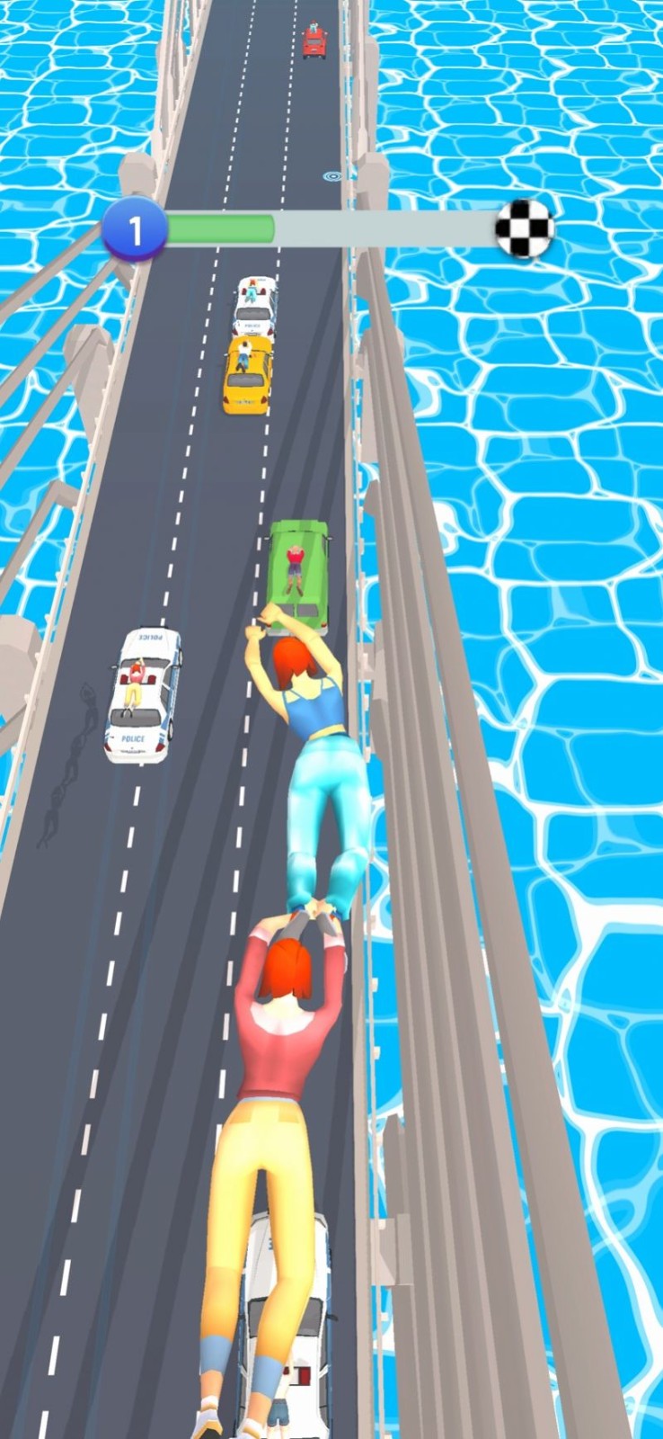 车顶逃生3D游戏