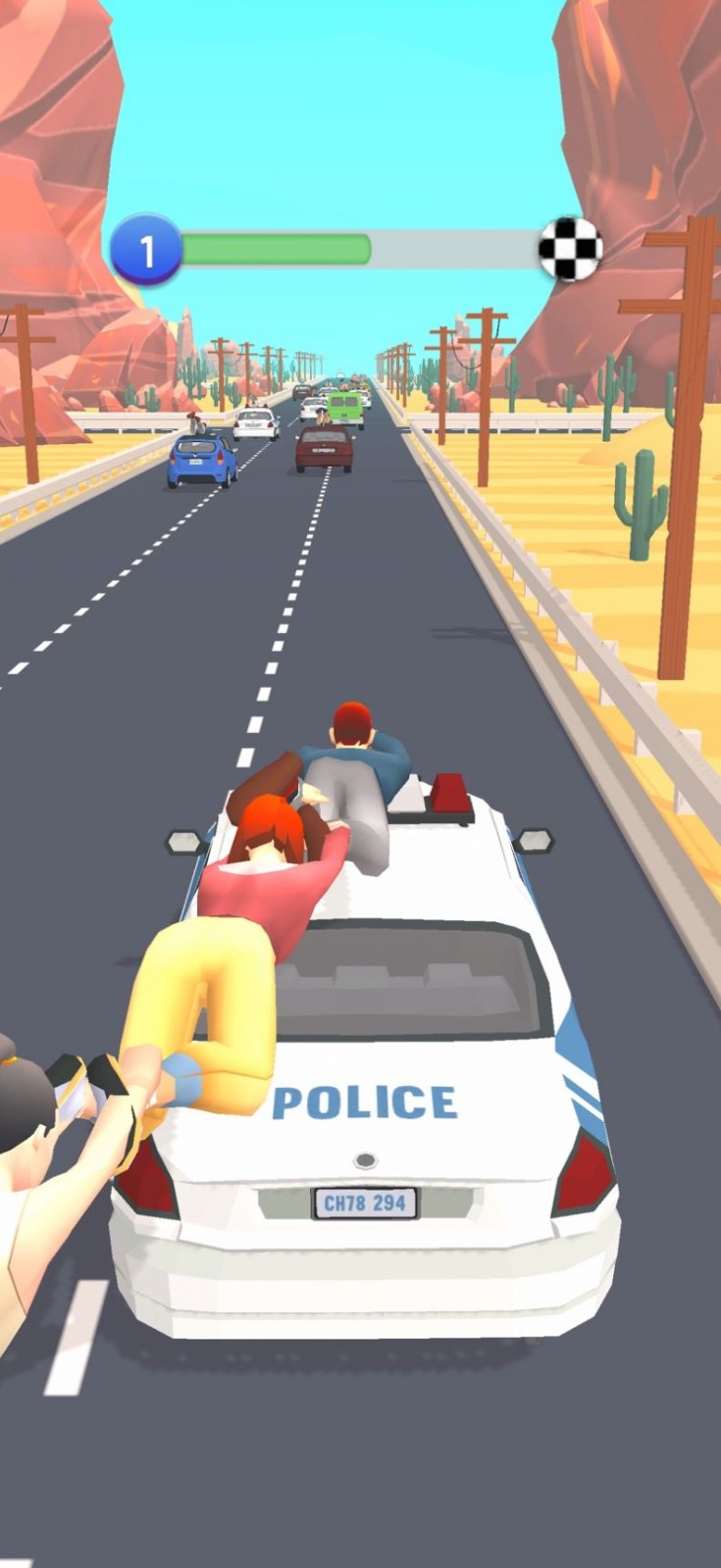车顶逃生3D游戏