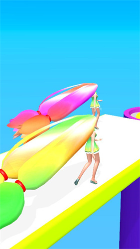 彩虹头发冲冲手机游戏