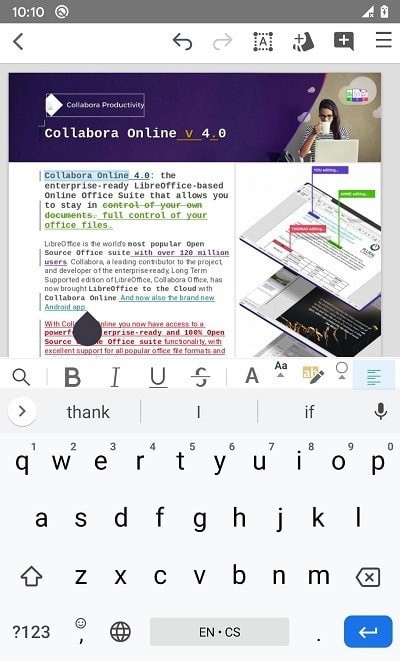CollaboraOffice app