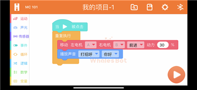 鲸鱼无线积木编程