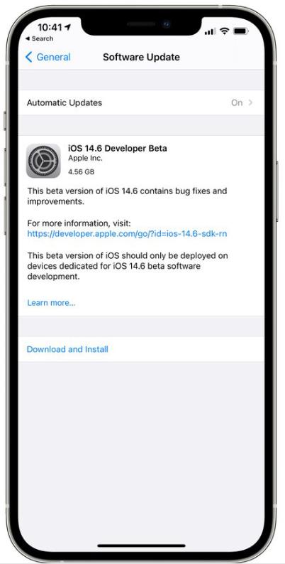 iOS14.7 Beta1描述文件官方正式版更新下载图片1