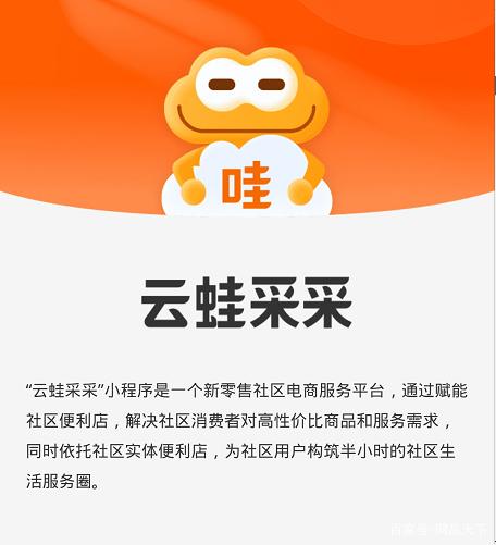 阿里云蛙采采电商小程序图片1