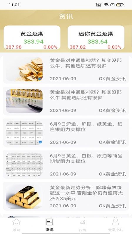 OK黄金资讯APP官方版