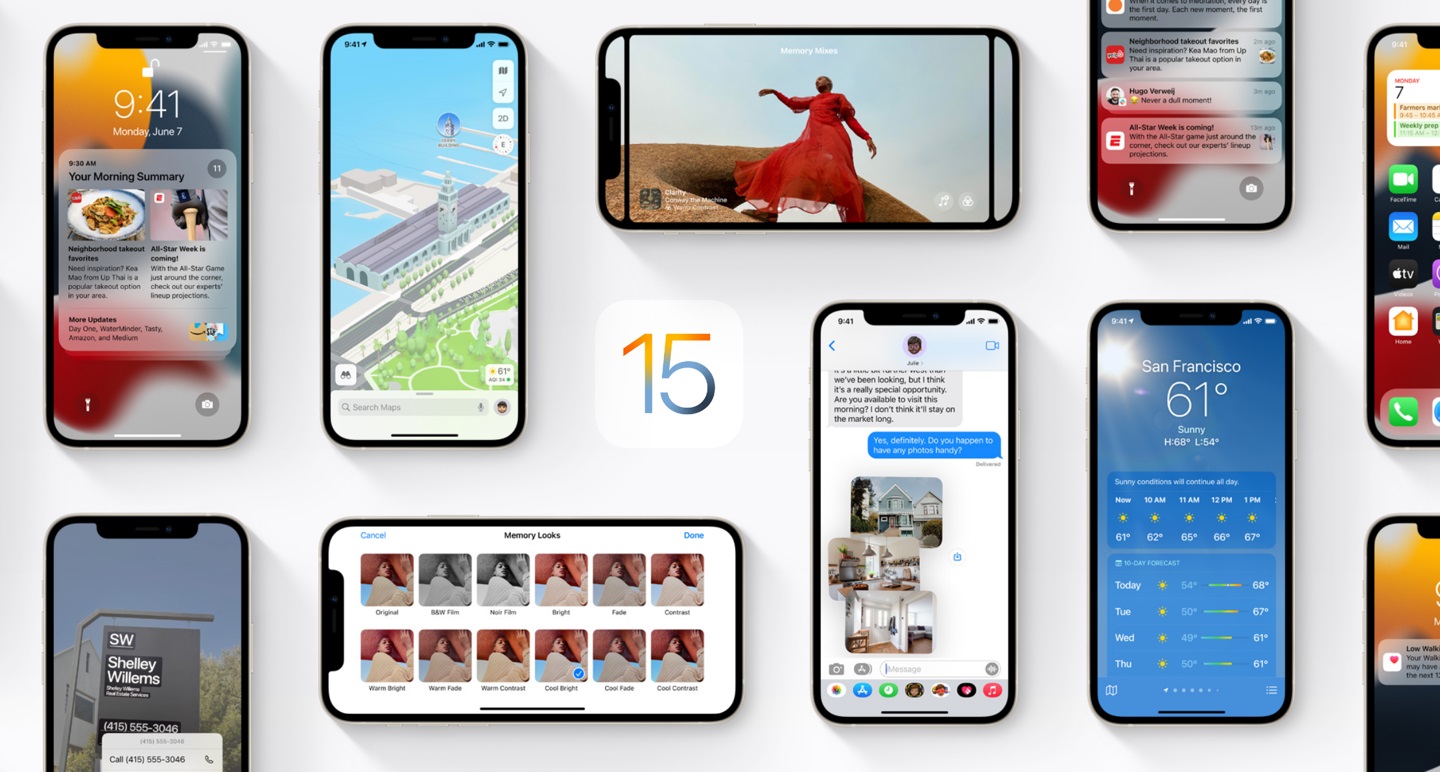 苹果iOS 15.0预览版描述文件中文更新下载