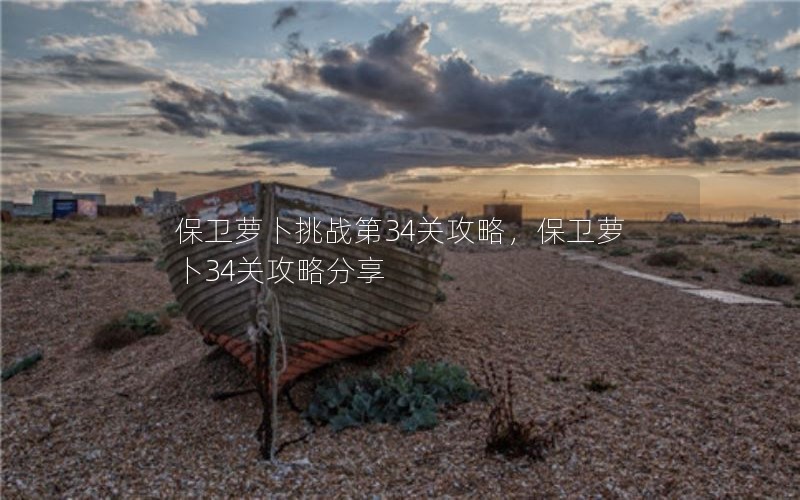 保卫萝卜挑战第34关攻略，保卫萝卜34关攻略分享