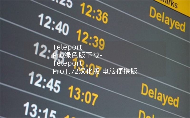 Teleport Pro绿色版下载-Teleport Pro1.72汉化版 电脑便携版