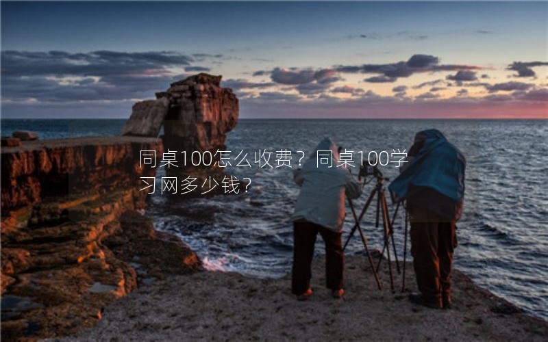 同桌100怎么收费？同桌100学习网多少钱？