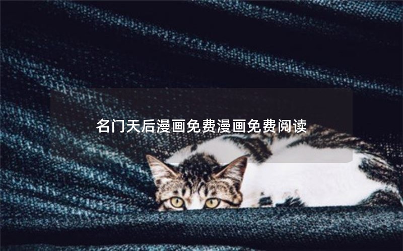 名门天后漫画免费漫画免费阅读