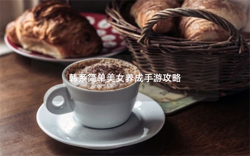 韩系简单美女养成手游攻略