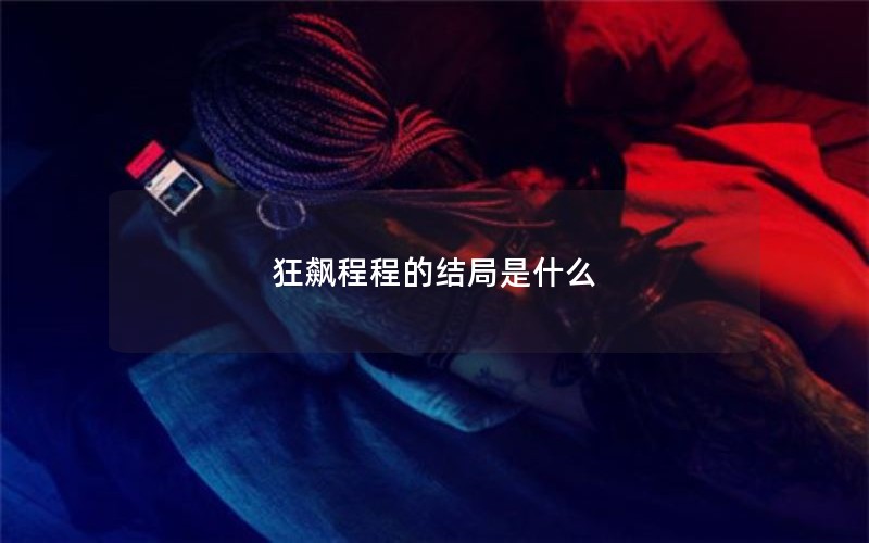 狂飙程程的结局是什么 狂飙程程的结局是什么