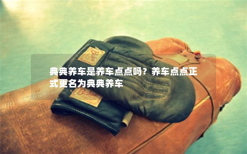 典典养车是养车点点吗？养车点点正式更名为典典养车