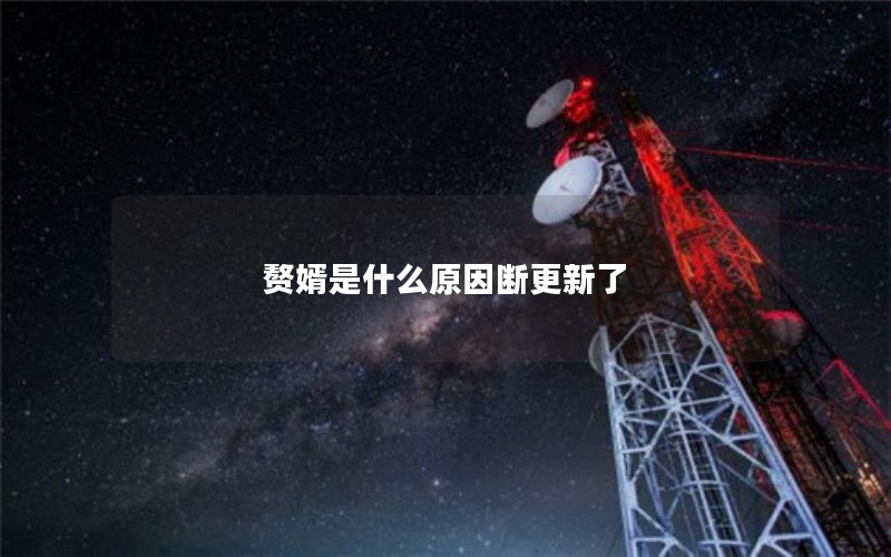 赘婿是什么原因断更新了