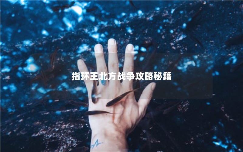 指环王北方战争攻略秘籍