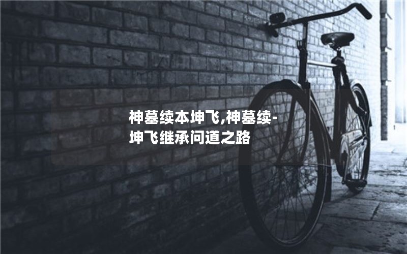神墓续本坤飞,神墓续-坤飞继承问道之路 神墓续本坤飞,神墓续-坤飞继承问道之路
