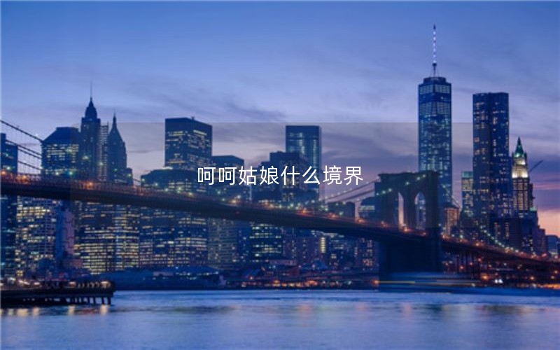 呵呵姑娘什么境界