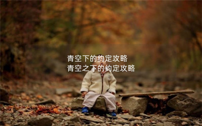 青空下的约定攻略 青空之下的约定攻略