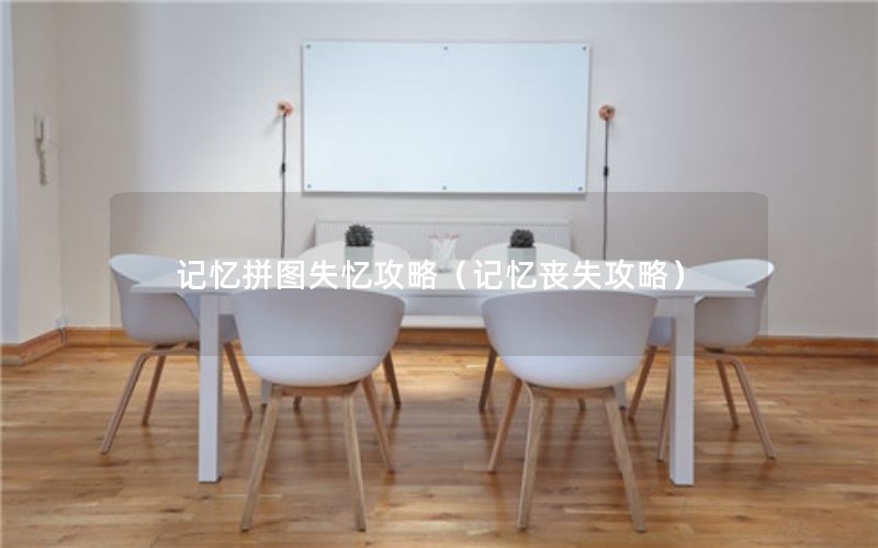 记忆拼图失忆攻略（记忆丧失攻略）