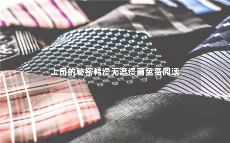 上司的秘密韩漫无遮漫画免费阅读