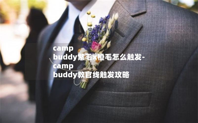 camp buddy紫毛x橙毛怎么触发-camp buddy教官线触发攻略
