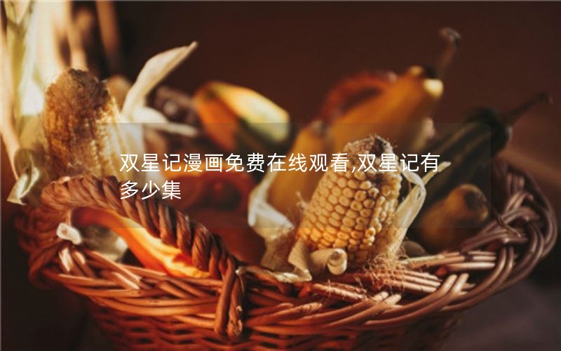 双星记漫画免费在线观看,双星记有多少集