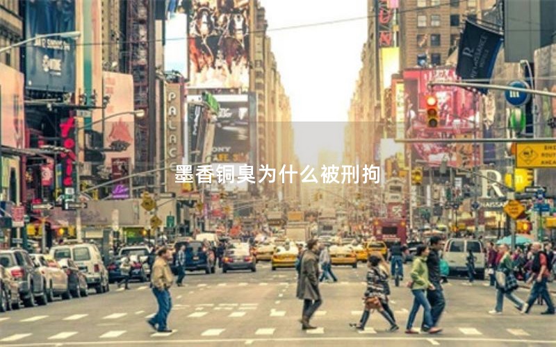 墨香铜臭为什么被刑拘