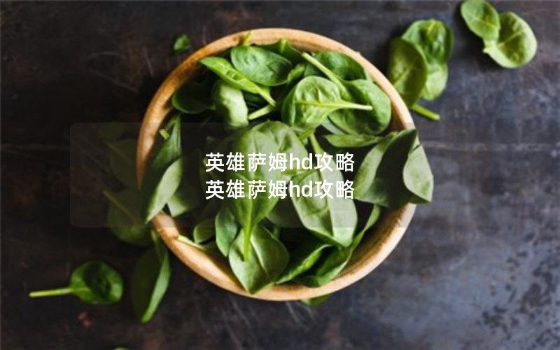 英雄萨姆hd攻略 英雄萨姆hd攻略