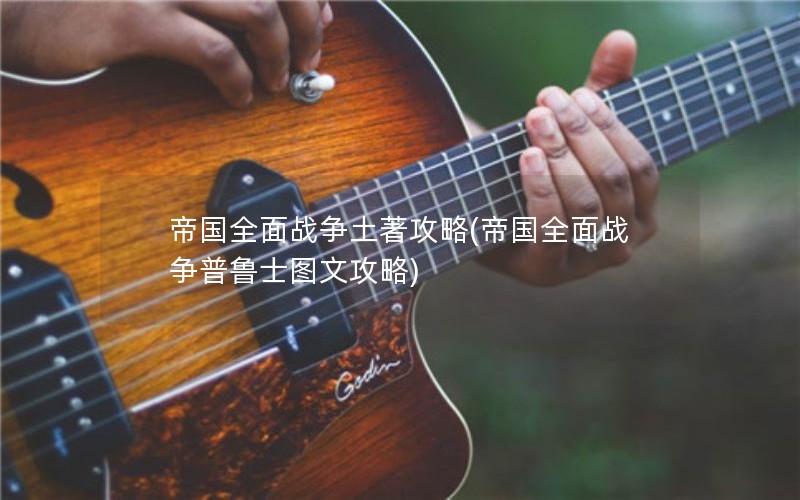 帝国全面战争土著攻略(帝国全面战争普鲁士图文攻略)