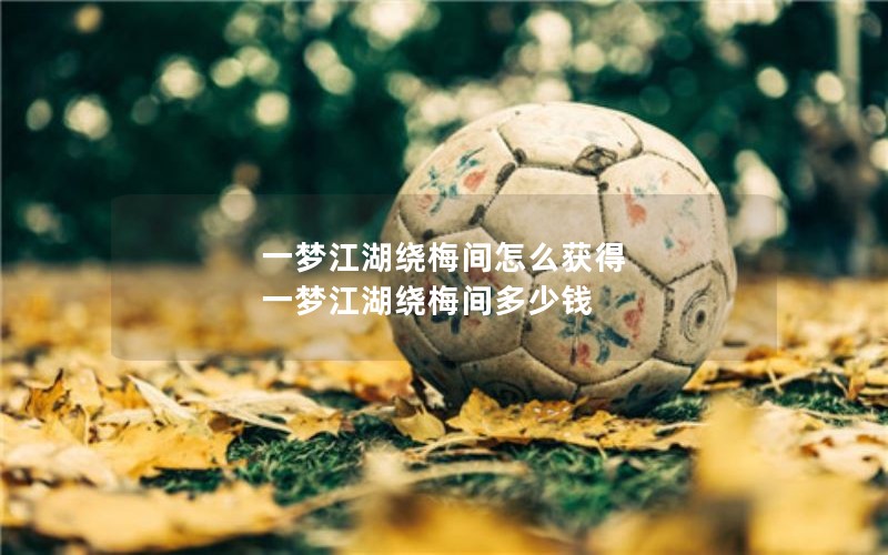 一梦江湖绕梅间怎么获得 一梦江湖绕梅间多少钱