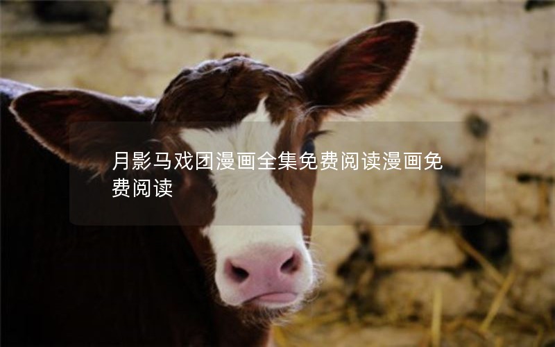 月影马戏团漫画全集免费阅读漫画免费阅读