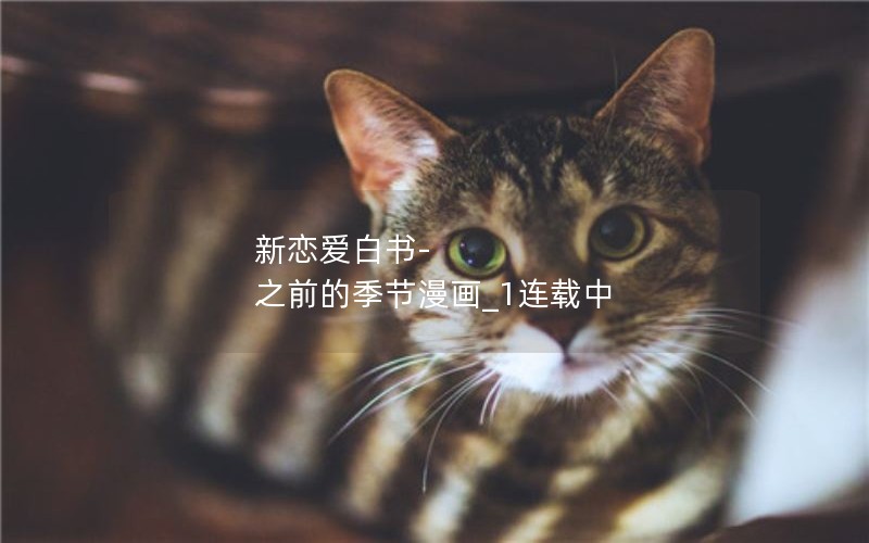 新恋爱白书-之前的季节漫画_1连载中