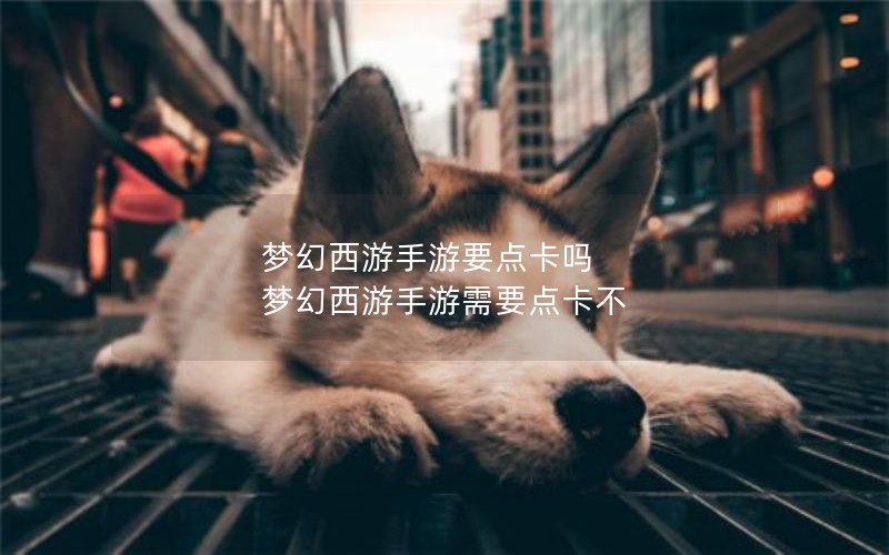 梦幻西游手游要点卡吗 梦幻西游手游需要点卡不