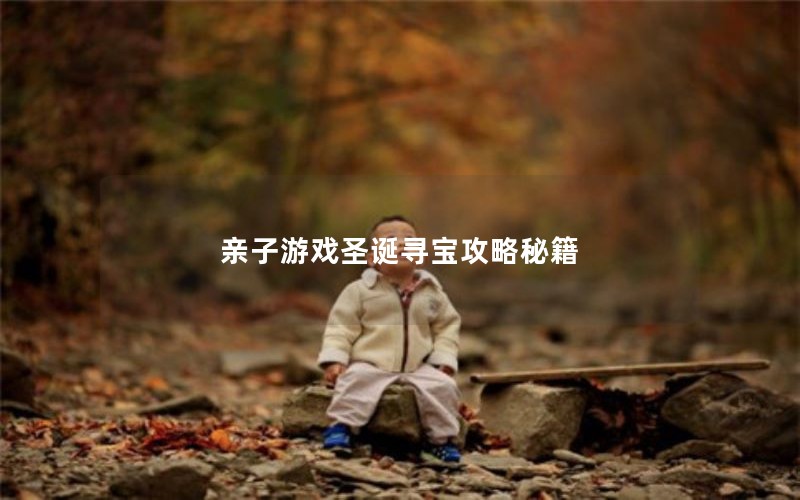 亲子游戏圣诞寻宝攻略秘籍