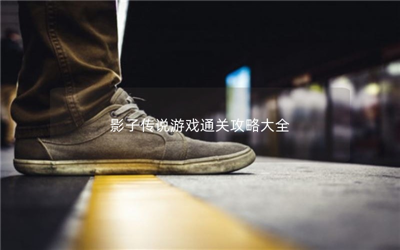 影子传说游戏通关攻略大全