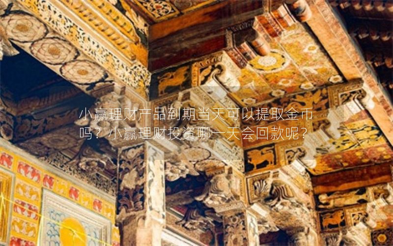 小赢理财产品到期当天可以提取金币吗？小赢理财投资哪一天会回款呢？