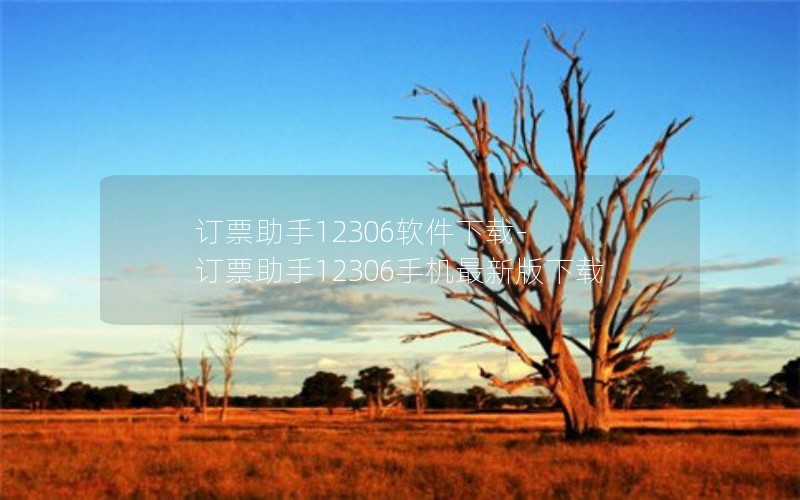 订票助手12306软件下载-订票助手12306手机最新版下载