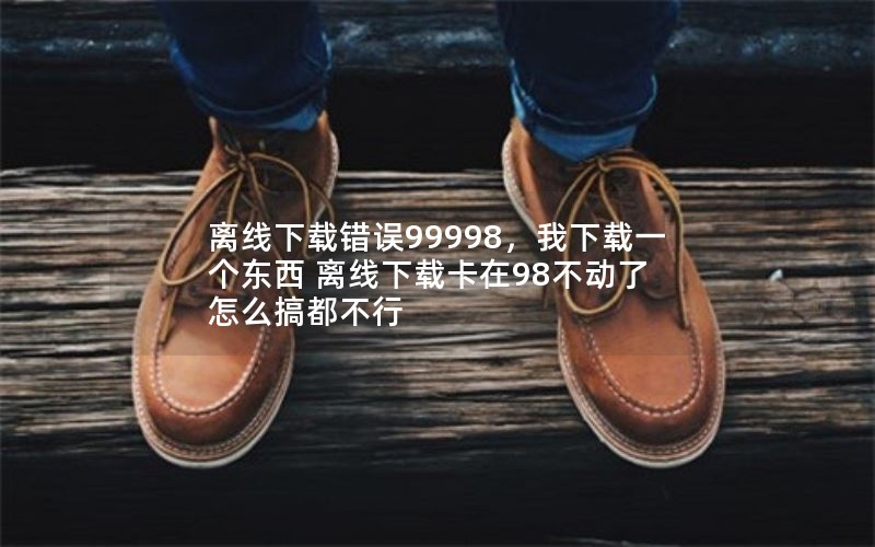离线下载错误99998，我下载一个东西 离线下载卡在98不动了 怎么搞都不行