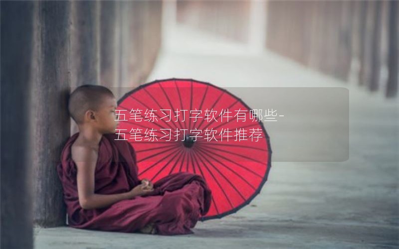 五笔练习打字软件有哪些-五笔练习打字软件推荐